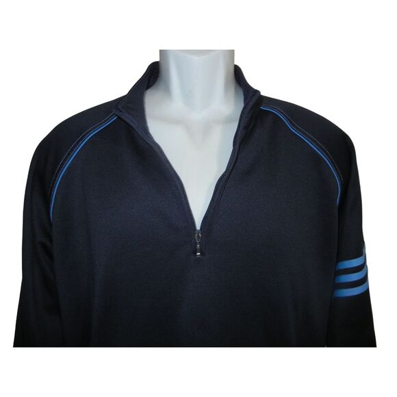 Adidas Golf Jacket Men Size XL 1/4 Zip Windbreaker Polyester Pullover Sweater - Picture 5 of 10